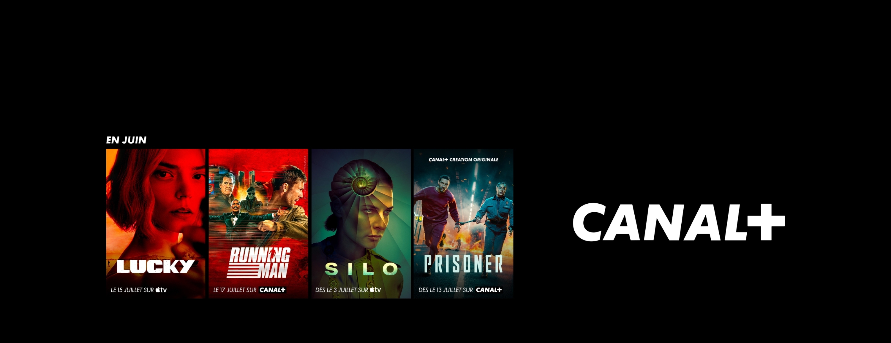 Lucky, Running Man, Silo et Prisoner disponibles en juillet avec CANAL+